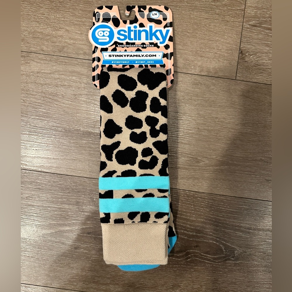 “Stinky” Snowboarding Socks size S/M NWT